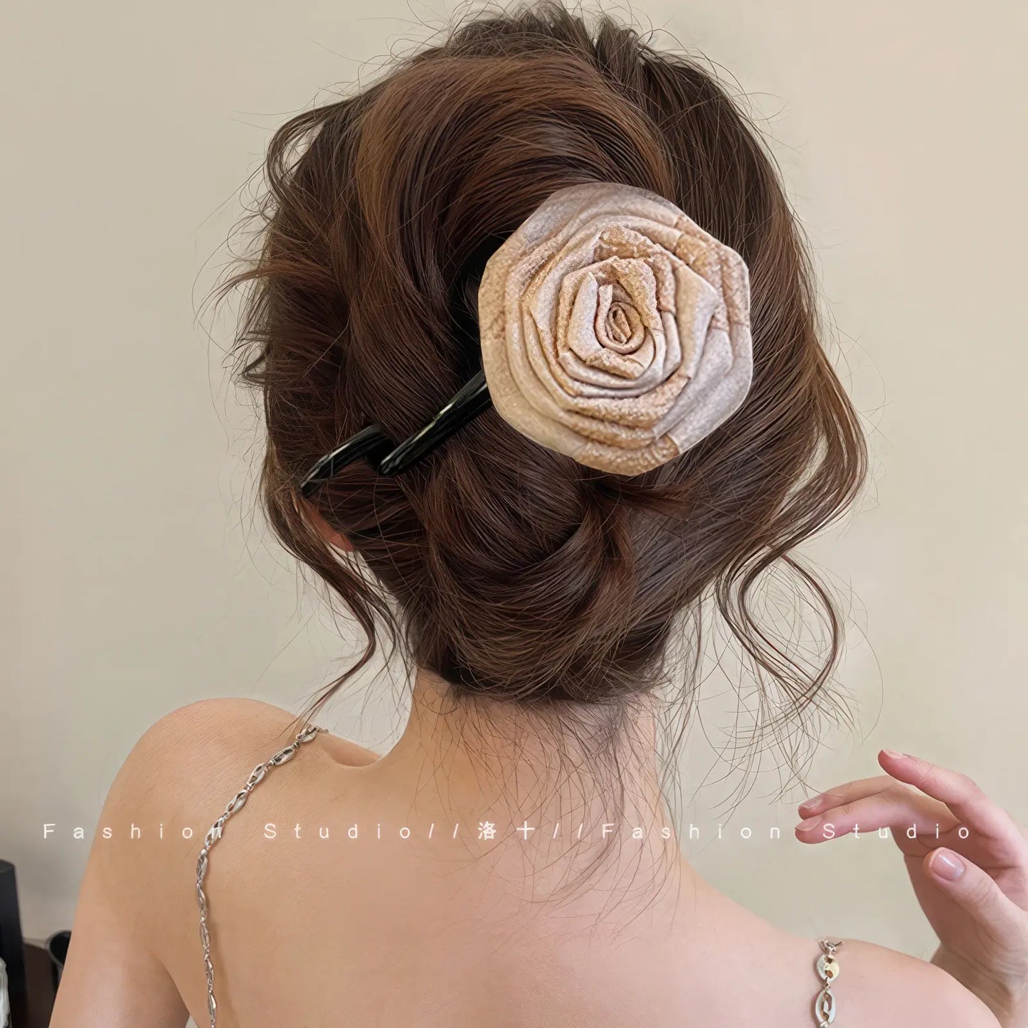 Flower Twist Hair Clip