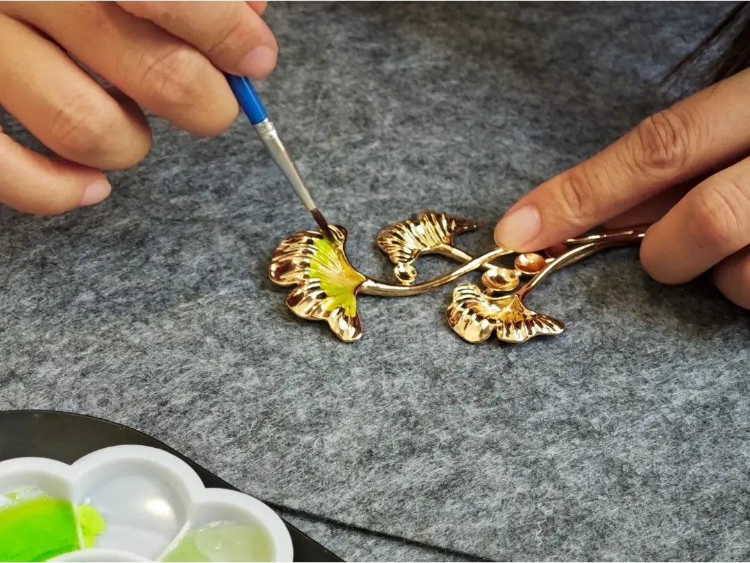 Leaves Fall Like Gold — My Grandmother's Ginkgo Hair Pin