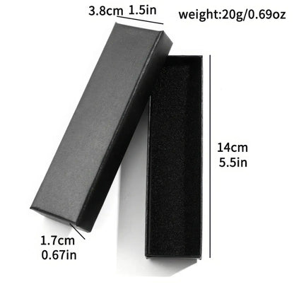 Compass metal bookmark with black box, size and weight specs, isolated on white