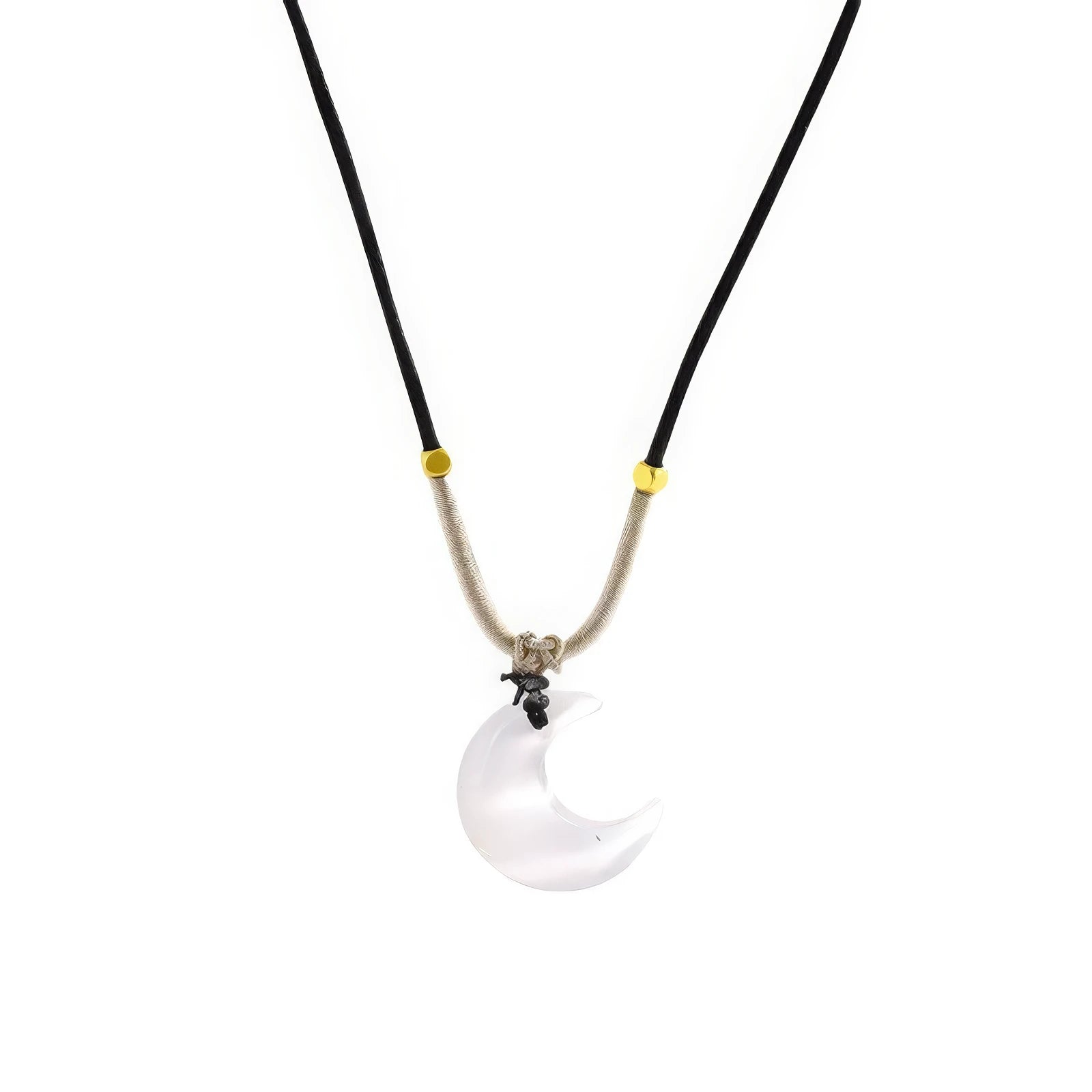 New Chinese style cat's eye moon pendant, isolated on white background