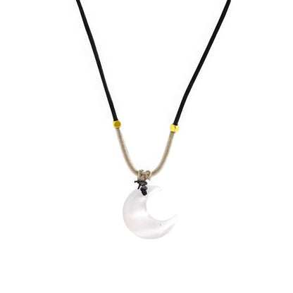 New Chinese style cat's eye moon pendant, isolated on white background