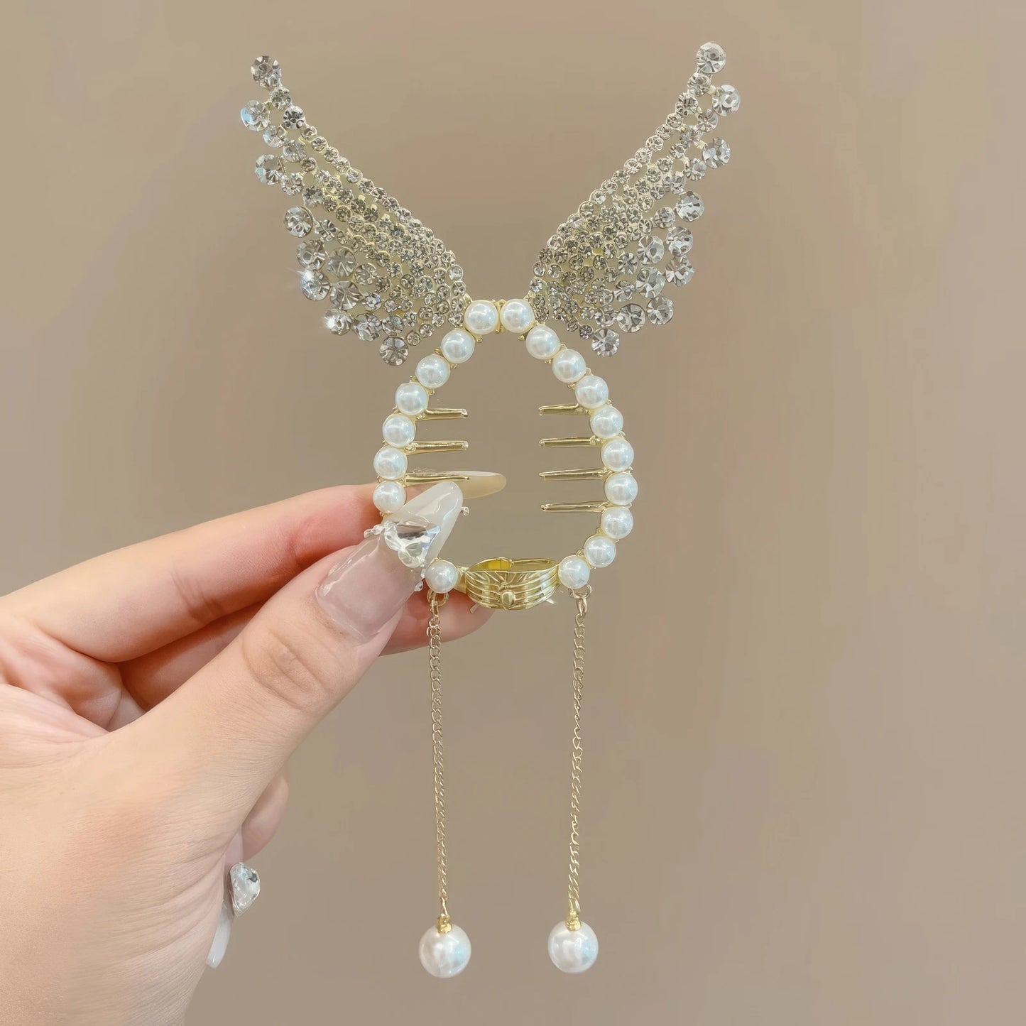 Butterfly Tassel Hair Updo Fixator