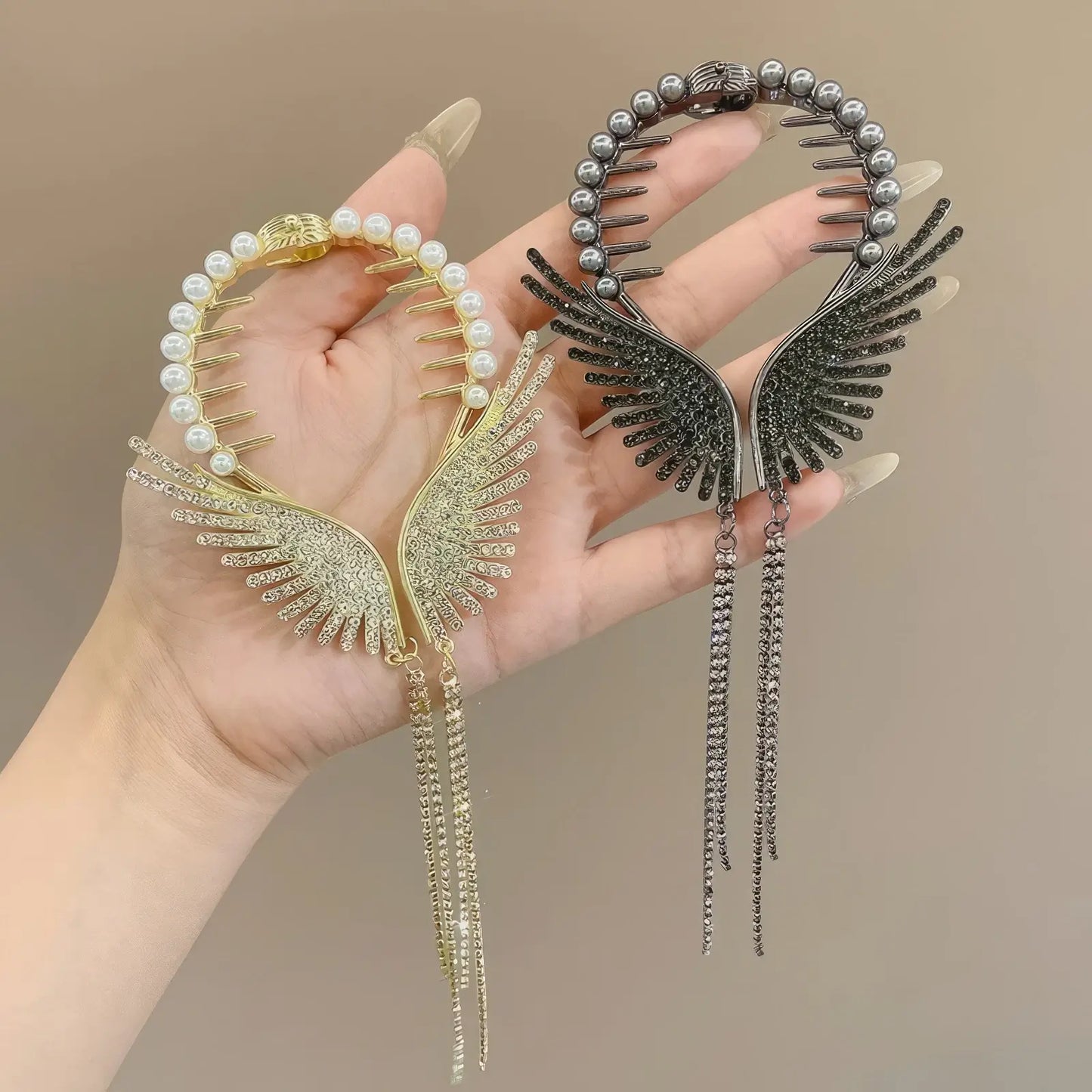 Butterfly Tassel Hair Updo Fixator