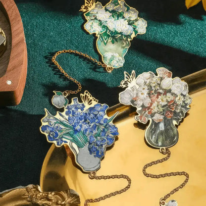 A hand holding a Van Gogh - inspired 